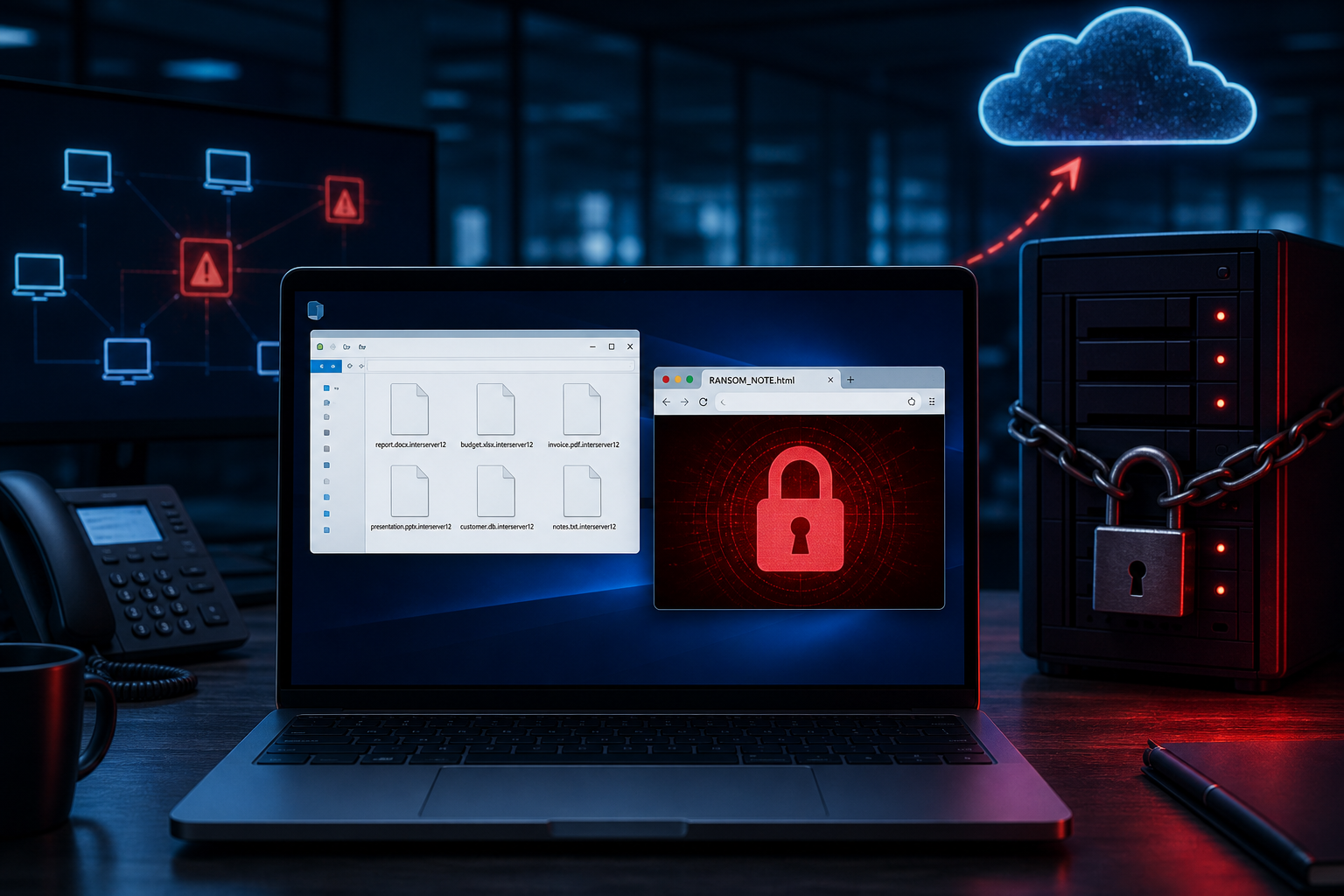 InterServer ransomware encrypting files with the .interserver12 extension
