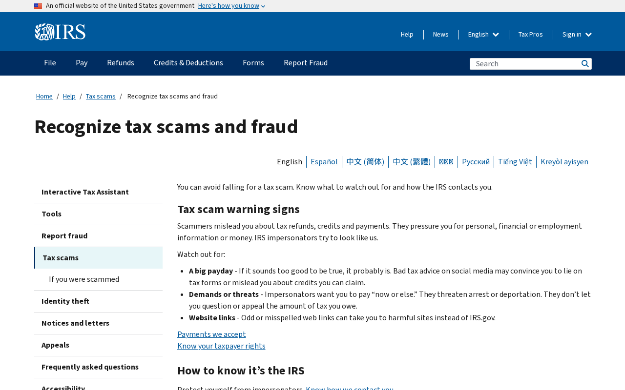 New Fresh Start Tax Associates EXPOSED: IRS Name, No Live Company 2 IRS.gov page Recognize tax scams and fraud warning signs