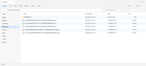 Documents after LockBeast. README.TXT and the victim ID plus .lockbeast names are the tell.
