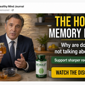 Example honey memory recipe social ad using a fictional television doctor