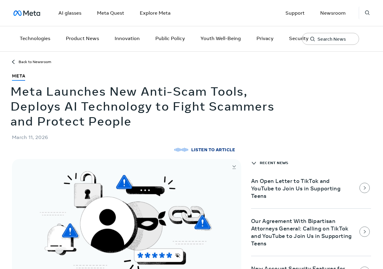 Facebook Apple ID Billing Alert Scam Exposed: Fake Charge Trap 2 Official Meta page describing anti-scam tools and protections on Facebook
