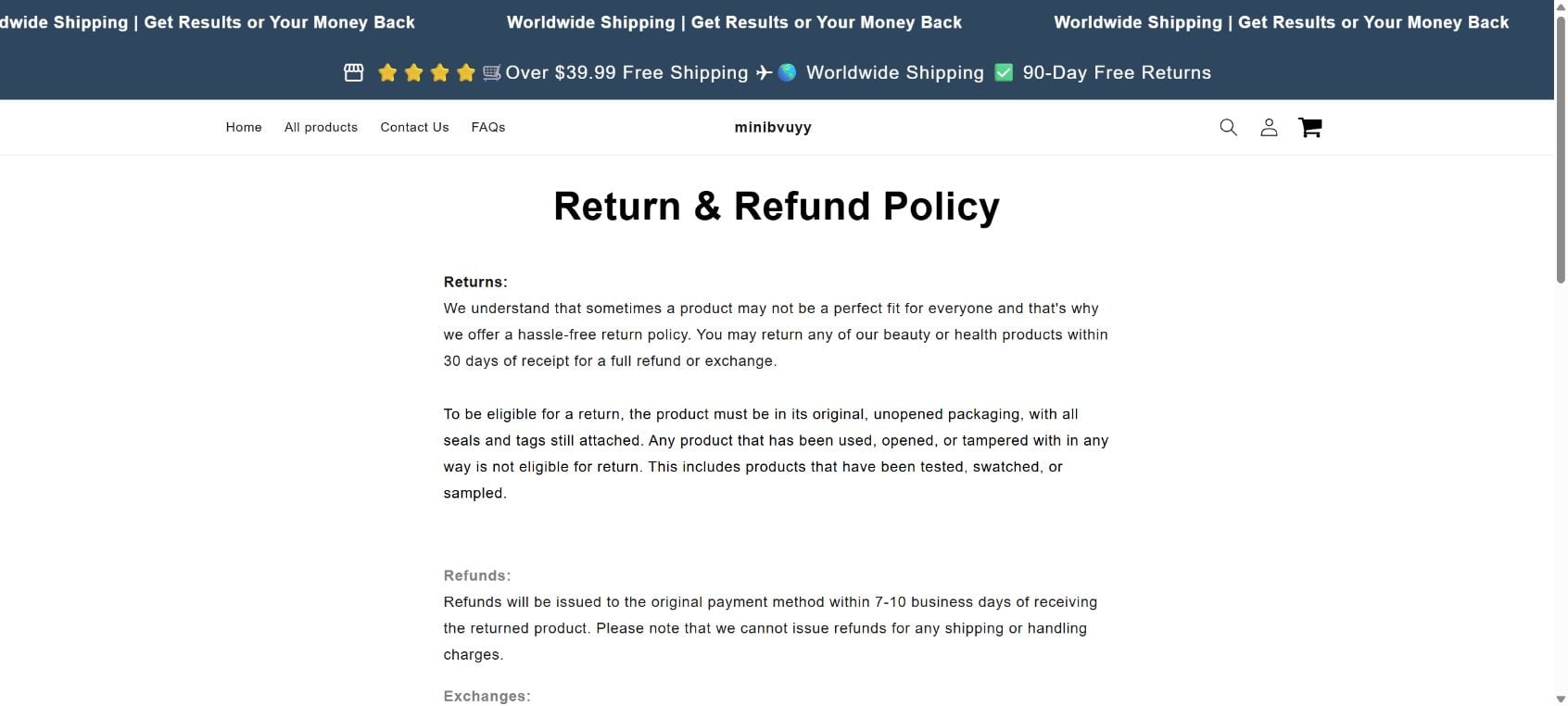 2026 Pocket WiFi Scam: The No Monthly Fee Lie Exposed 2 Minibvuyy return policy requiring original unopened packaging and excluding discounted final-sale items