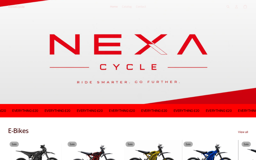 Nexacycle-store.myshopify.com EXPOSED - Scam or Legit? Review 1 Nexacycle-store.myshopify.com scam