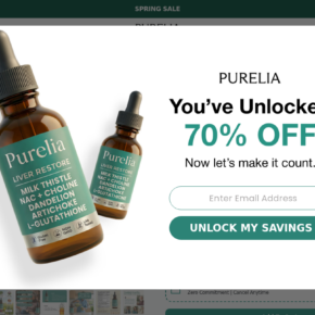 Purelia Complete Liver Support product page