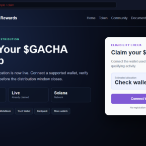 Reconstruction of the fake PowerGacha GACHA airdrop website