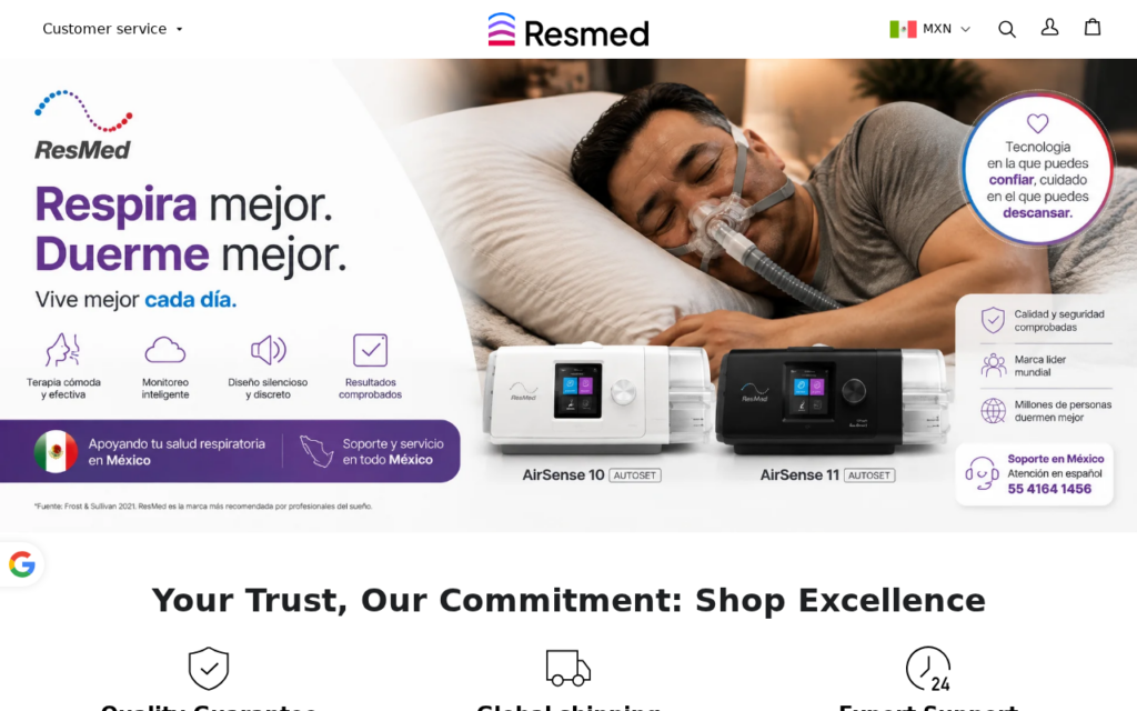 Resmedmex.com EXPOSED - Shopping Scam or Legit? Key Findings 1 Resmedmex.com scam