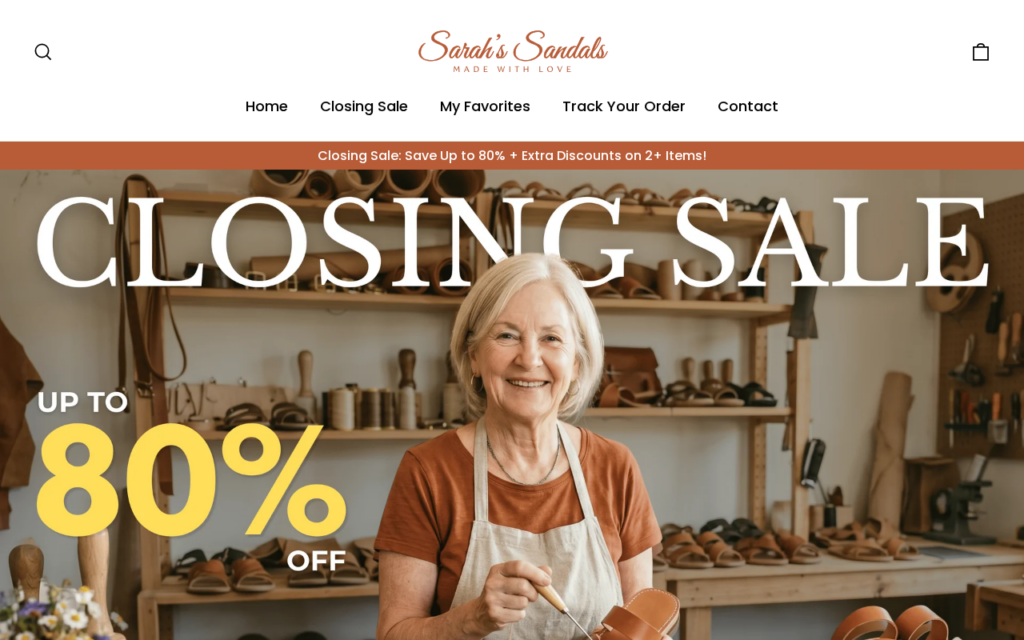 Sarah-sandals.com Store Review: Deals Versus Reality 1 Sarah-sandals.com scam