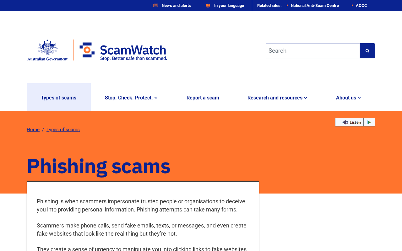 Uber Code Text EXPOSED: They Want the SMS, Not a Ride 3 Scamwatch phishing scams page warning never to share one-time codes with unexpected contacts