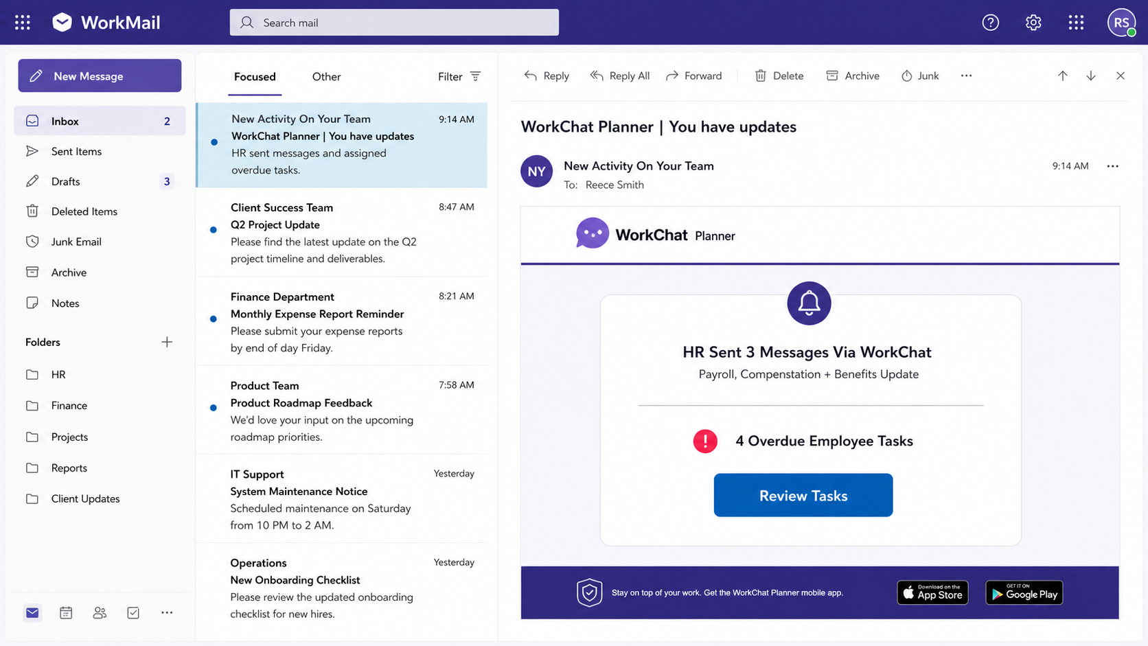 Fake Teams HR Notification Scam Tricks You Into Granting Full OAuth Access 1 Realistic example of a fake workplace task email about overdue payroll and benefits messages