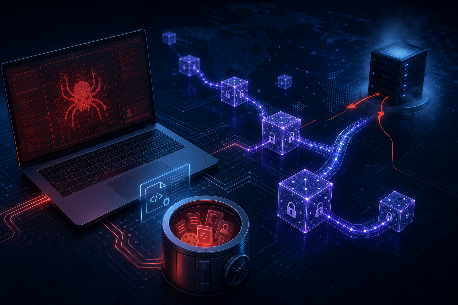 TONResolver RAT using blockchain infrastructure to locate a command and control server