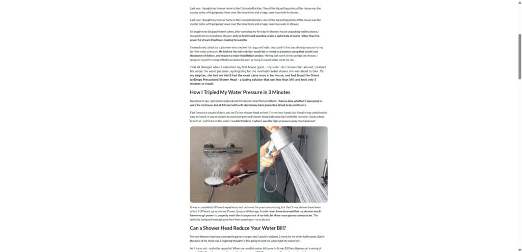Drivse IonDrops Shower Head EXPOSED - Scam or Legit? Investigation 4 x 1