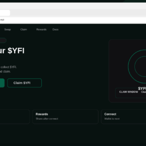 Fake Yearn $YFI airdrop claim page with Connect Wallet