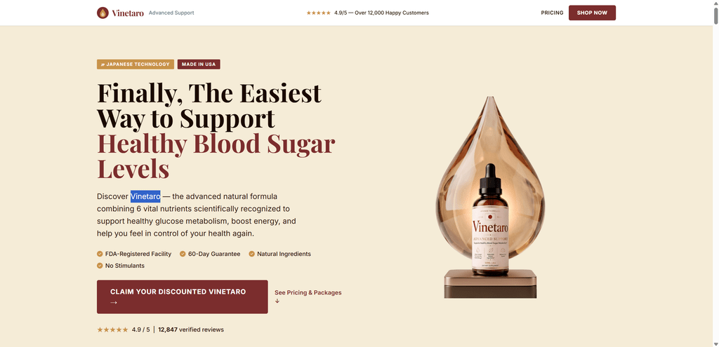 Vinetaro Drops Supplement- Scam or Legit? Investigation 1 1 3
