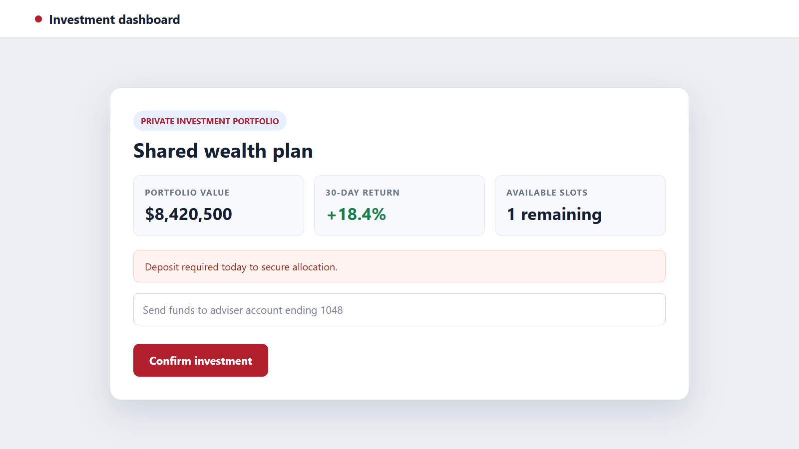 Reconstructed fake investment account showing fictitious profits in a 49ers romance scam