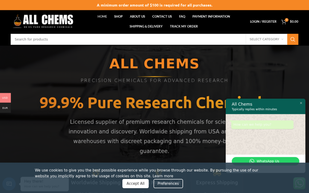 All-chems.com scam