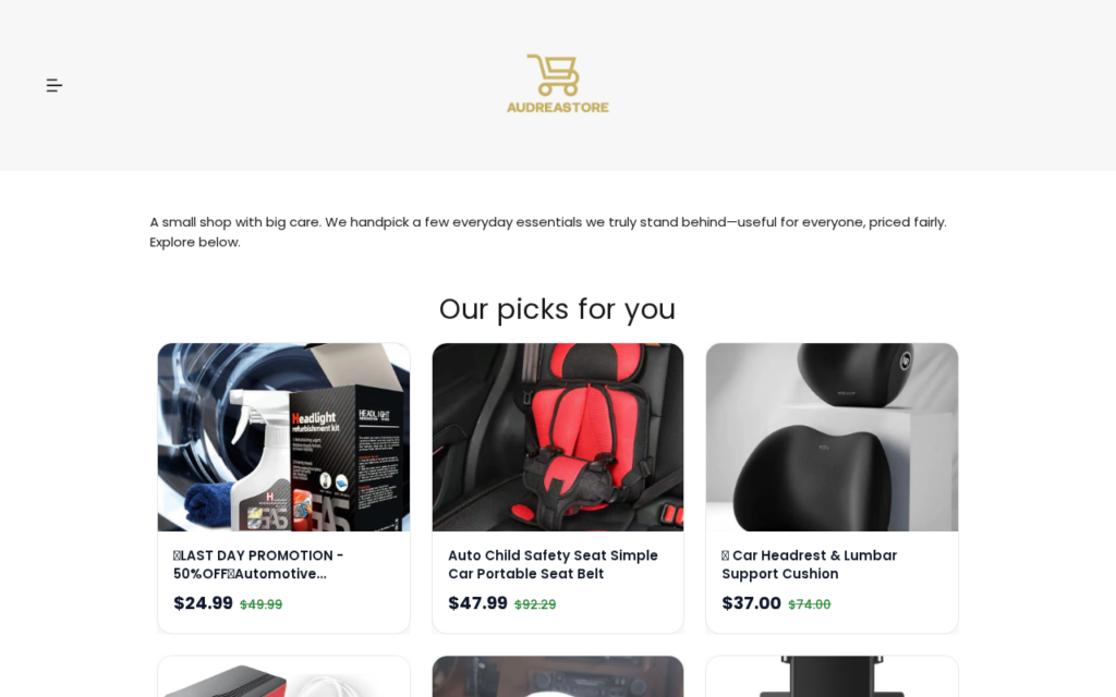 Audreastore.com EXPOSED - Scam or Legit? What to Know 1 Audreastore.com scam