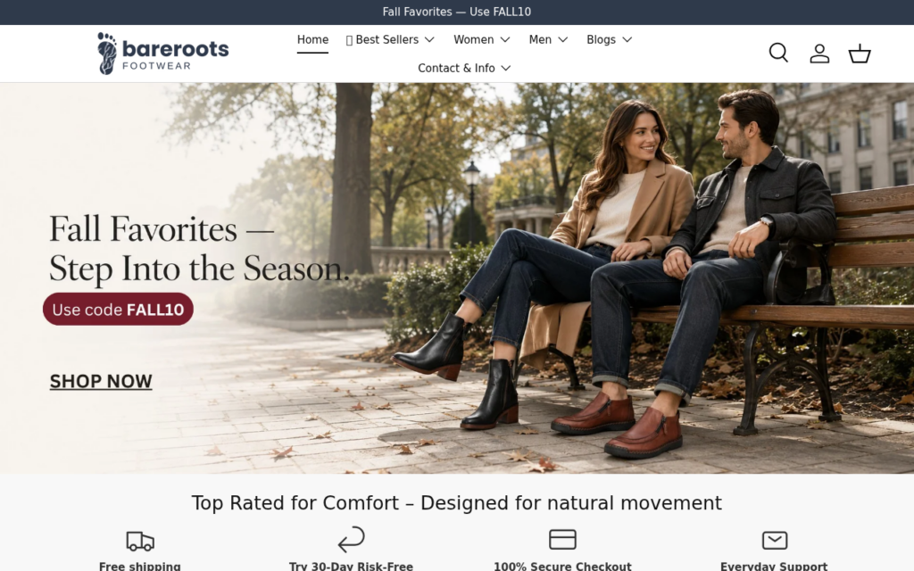 Bareroots-footwear.com scam