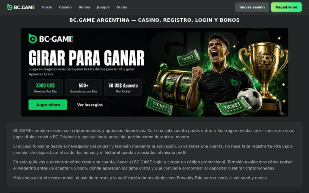 Bcgame-argentina-casino.biz scam