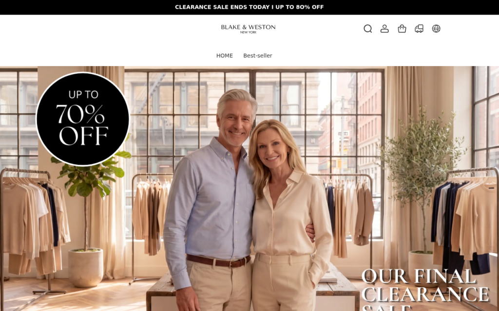 Blakeweston.xyz EXPOSED - Fake Store or Real? Read First 1 Blakeweston.xyz scam