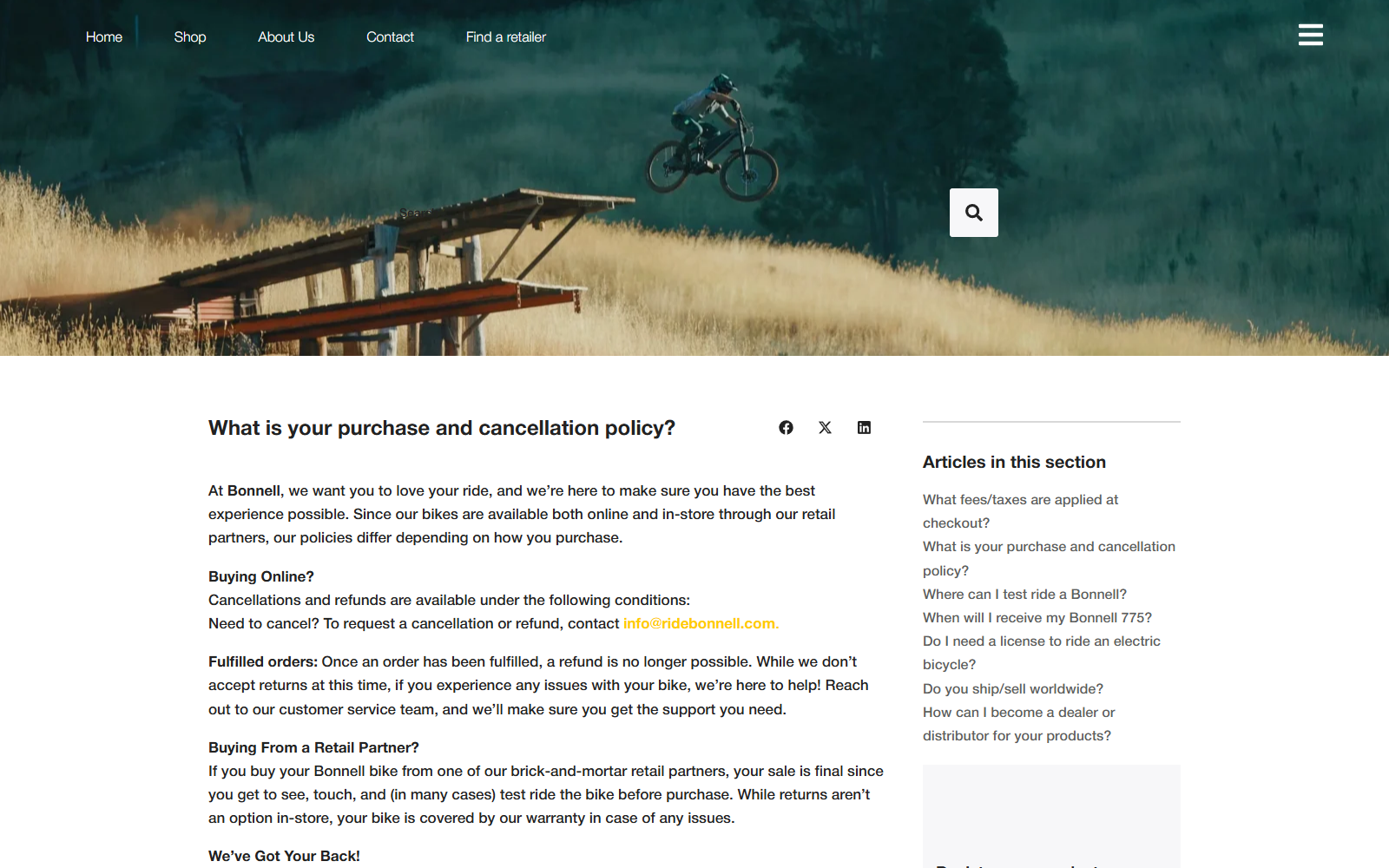 Bonnell 805 Reviews: Specs, Returns, and Risks 3 Official Bonnell cancellation policy stating fulfilled orders cannot be refunded and returns are not accepted