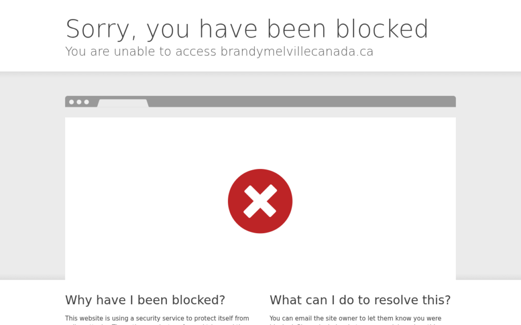 Brandymelvillecanada.ca scam
