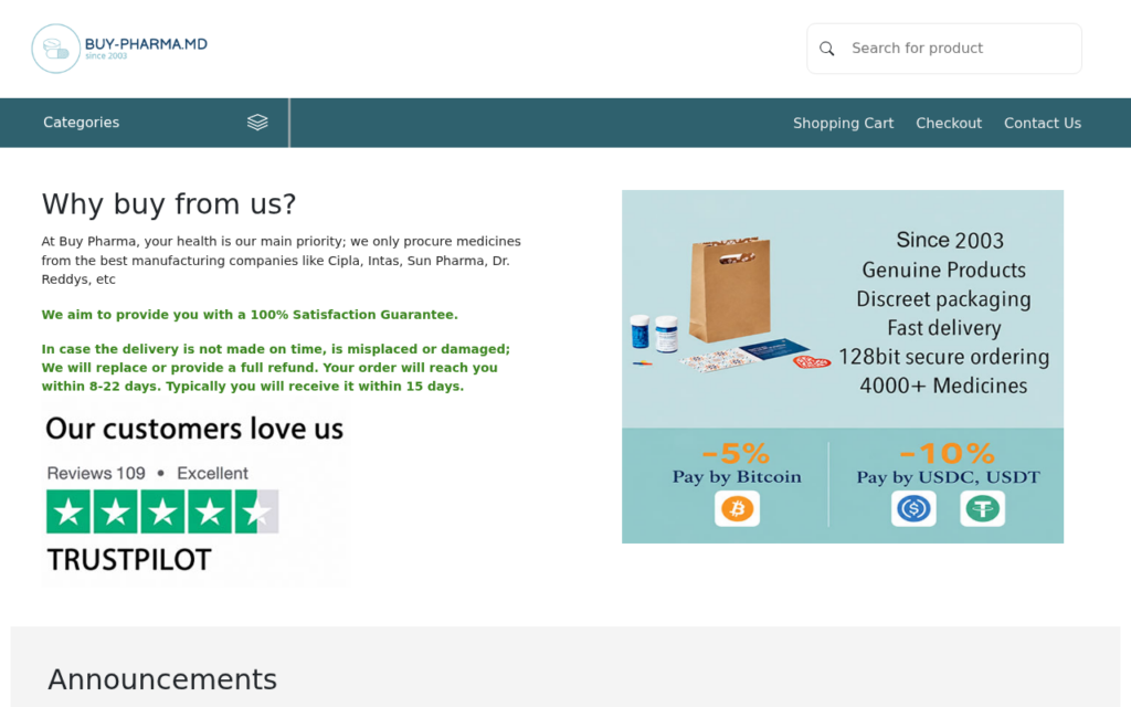 Buy-pharma.md EXPOSED - Fake or Real? Store Investigation 1 Buy-pharma.md scam