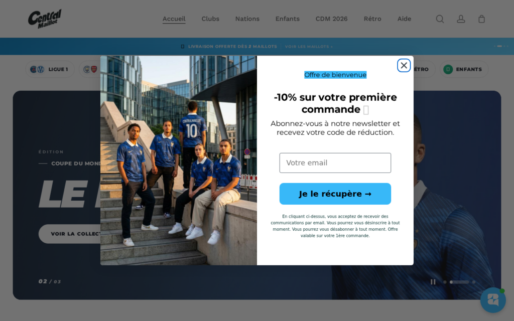 Centralmaillot.com scam