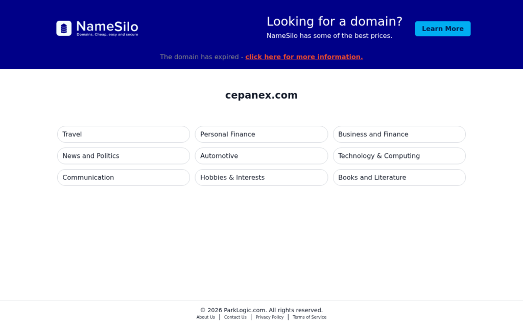 Cepanex.com scam