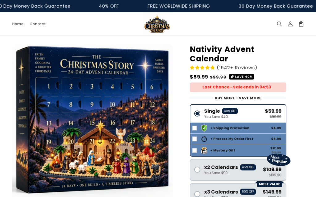 Christmasstoryco.com scam