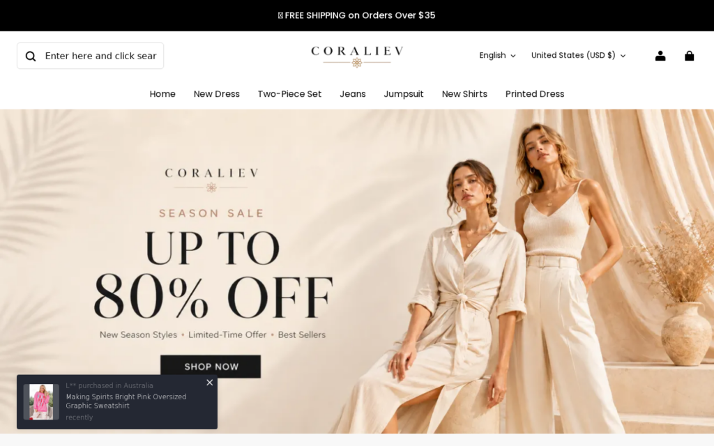 Coraliev.com scam