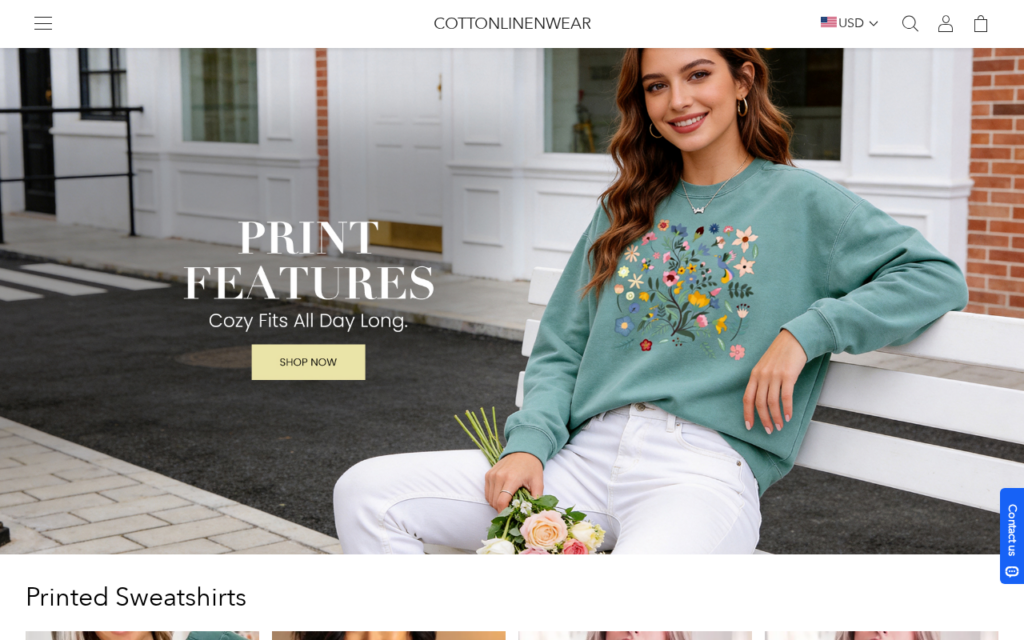 Cottonlinenwear.com EXPOSED - Scam or Legit? Investigation 1 Cottonlinenwear.com scam