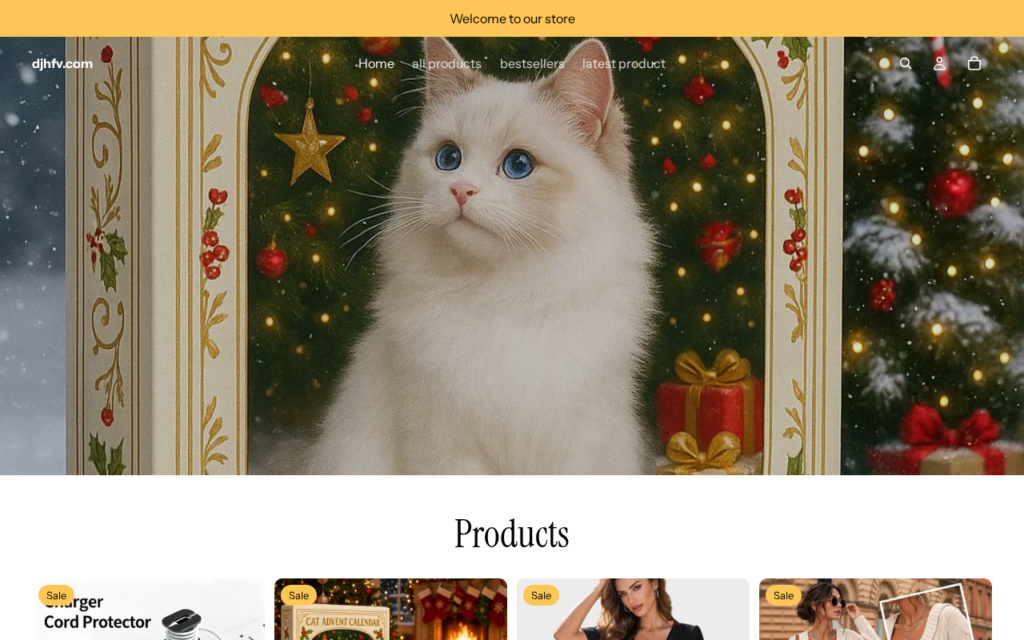 Djhfv.com EXPOSED - Fake or Real? Store Investigation 1 Screenshot of Djhfv.com