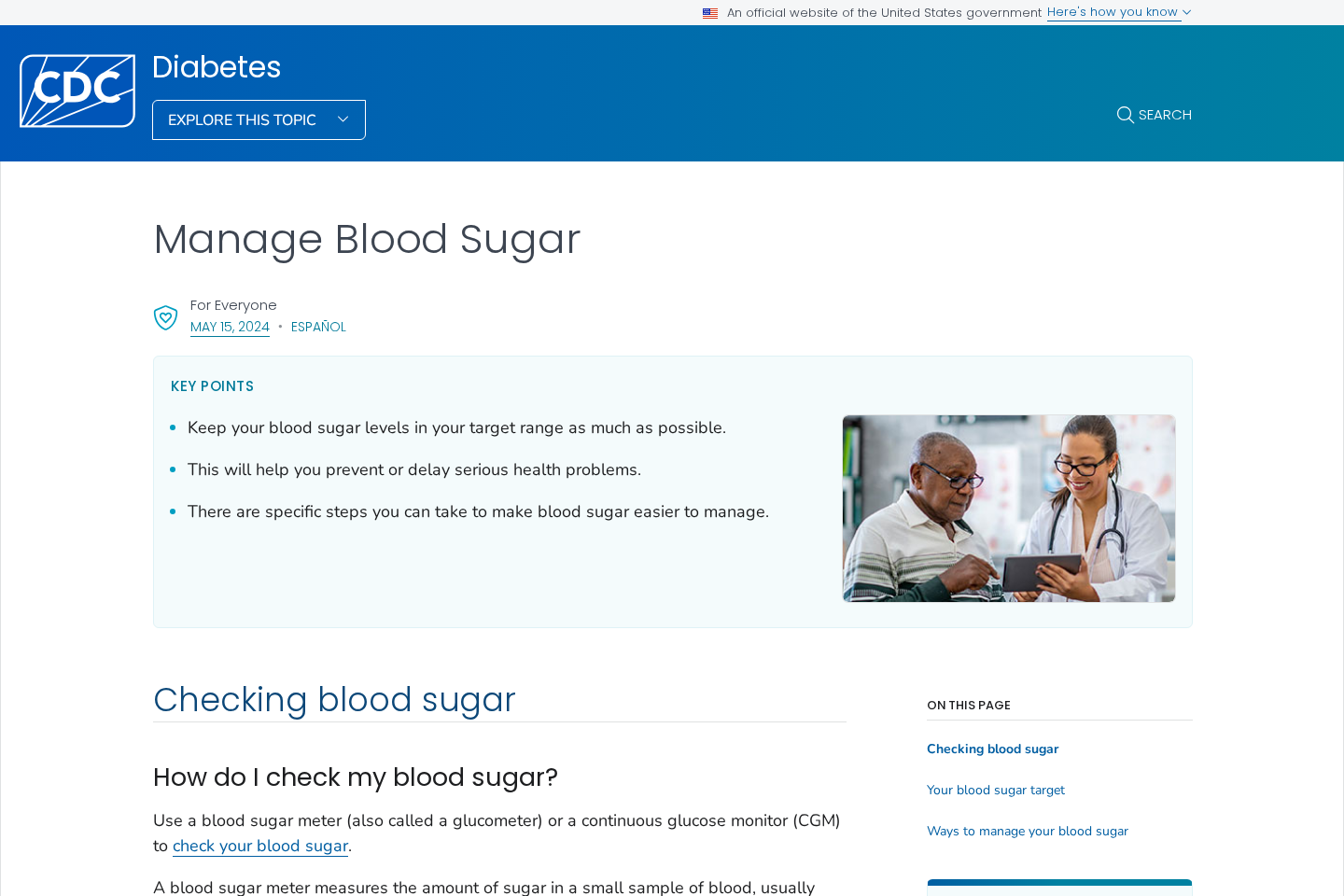 Public diabetes treatment guidance contrasting with a fake honey cure advertisement