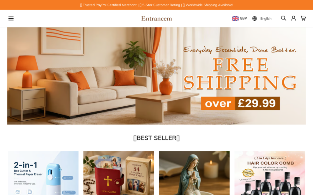 Entrancem.com EXPOSED - Scam or Legit? What to Know 1 Entrancem.com scam