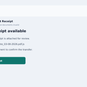 Fake Brazilian bank receipt JavaScript file used to launch KREMLIN malware