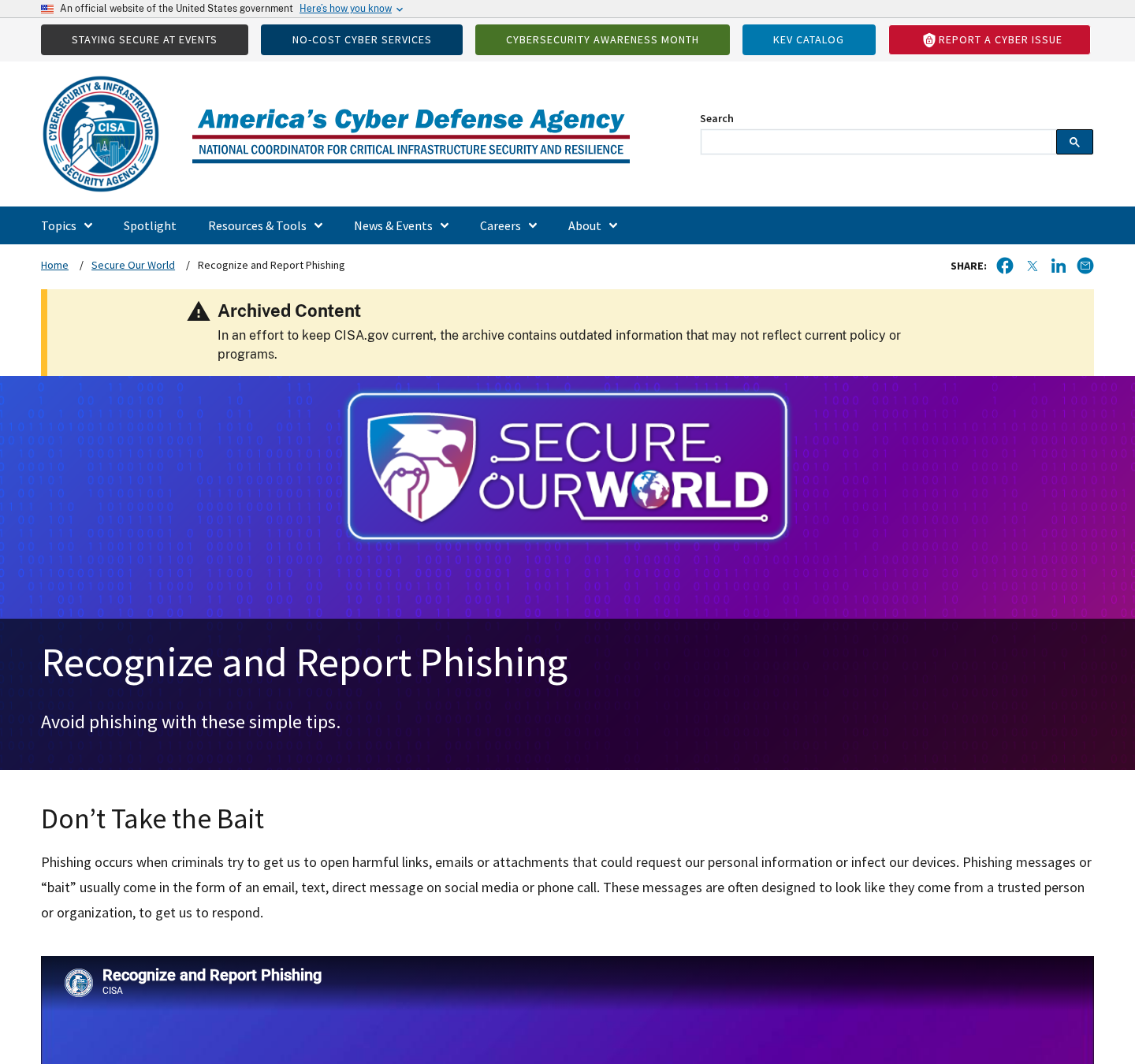 Official cyber security guidance describing how phishing messages impersonate trusted organizations