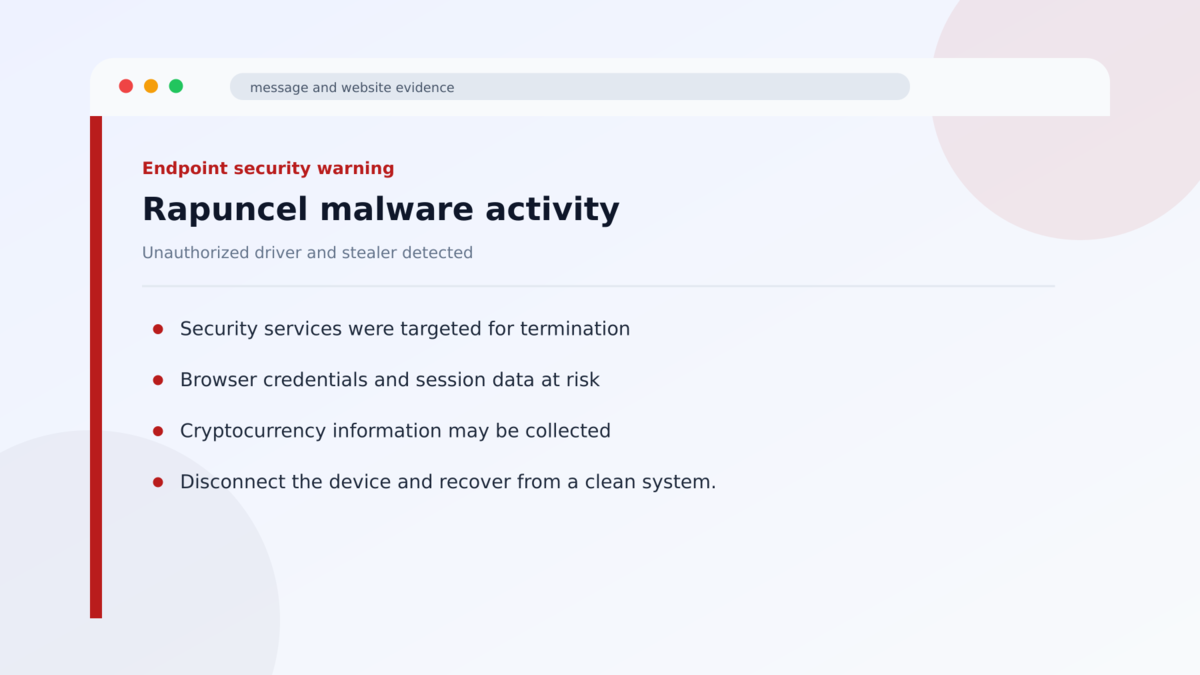 Fake LastPass Downloads From GitHub Hide Rapuncel Malware 3 Rapuncel malware activity used in the Fake LastPass Downloads From GitHub Hide Rapuncel Malware investigation