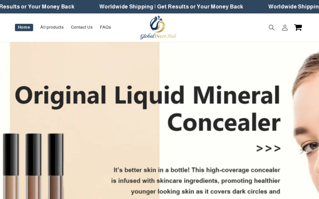 Globaldecorhub.com EXPOSED - Scam or Legit? What to Know 1 Globaldecorhub.com scam