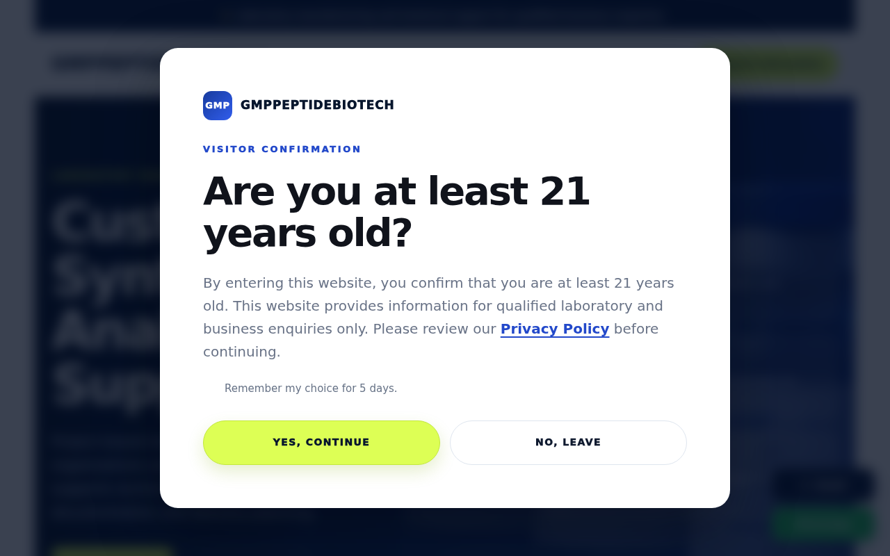 Gmppeptidebiotech.com EXPOSED – Scam or Legit? Investigation