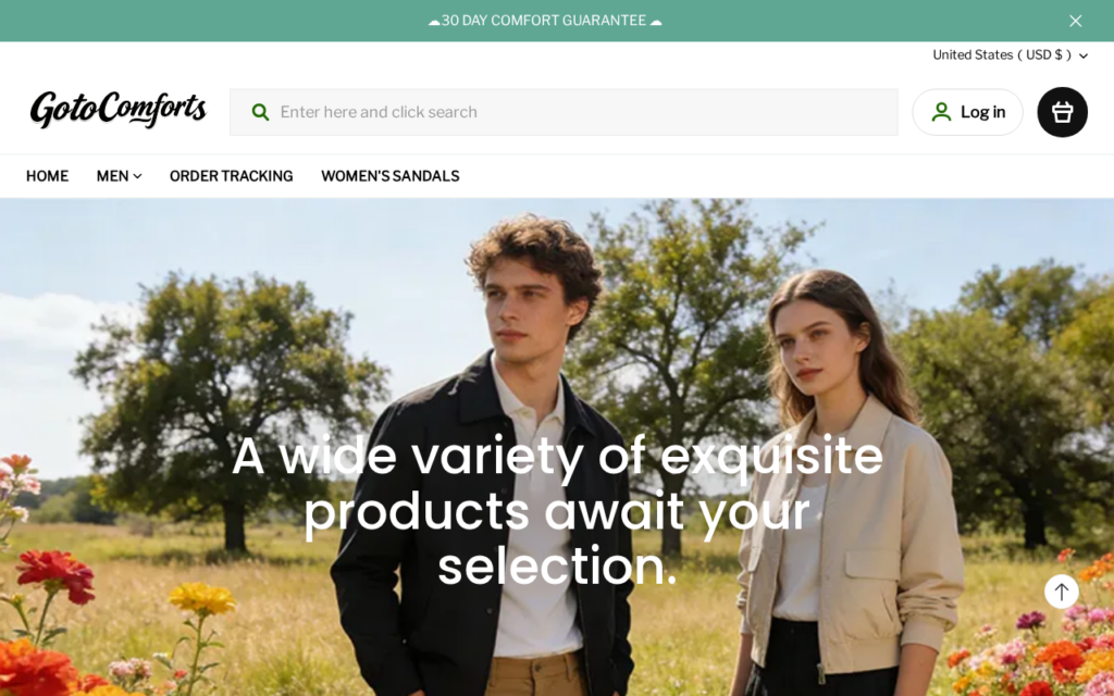 Gotocomforts.com scam
