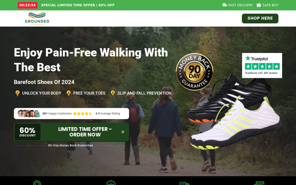 Grounded-footwear.com scam