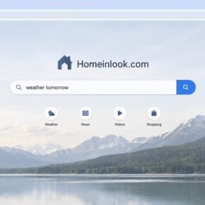 Homeinlook.com unwanted search page displayed in a hijacked browser