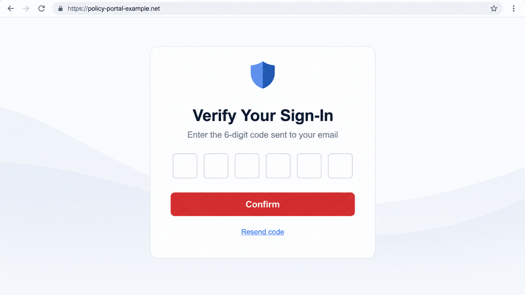 State Farm Login Scam: Fake Account Pages and One-Time Code Theft Explained 2 Illustrative reconstruction of a fake verification code prompt after a lookalike insurance login