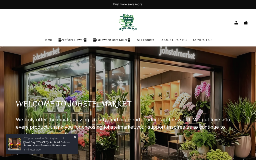 Johstelmarket.com EXPOSED - Legit Store or Scam? Read First 1 Johstelmarket.com scam