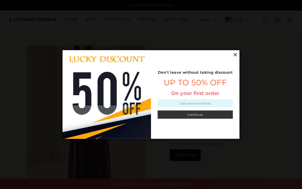 Ladyboofashion.com scam
