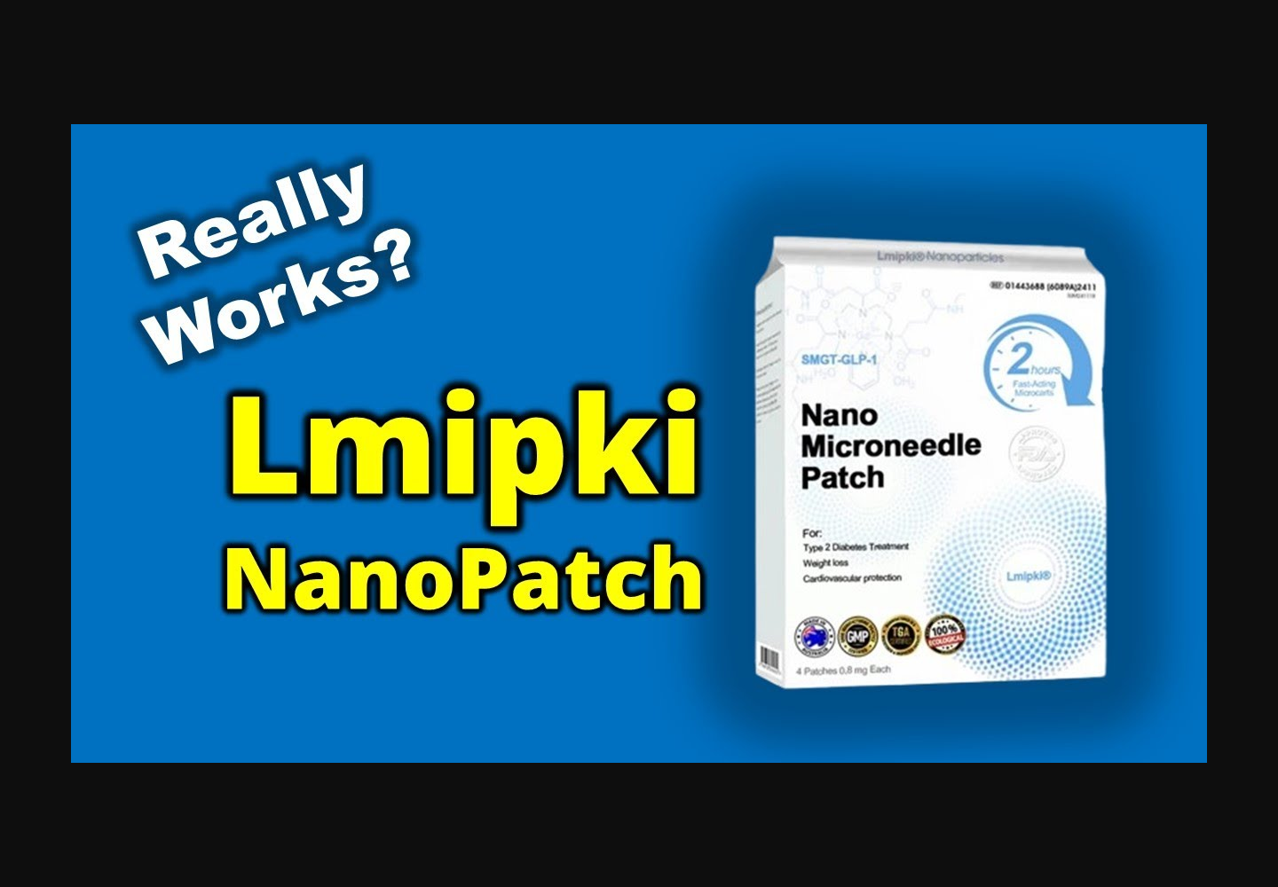 Lmipki Nano Microneedle Patch promoted with GLP-1 and weight-loss language