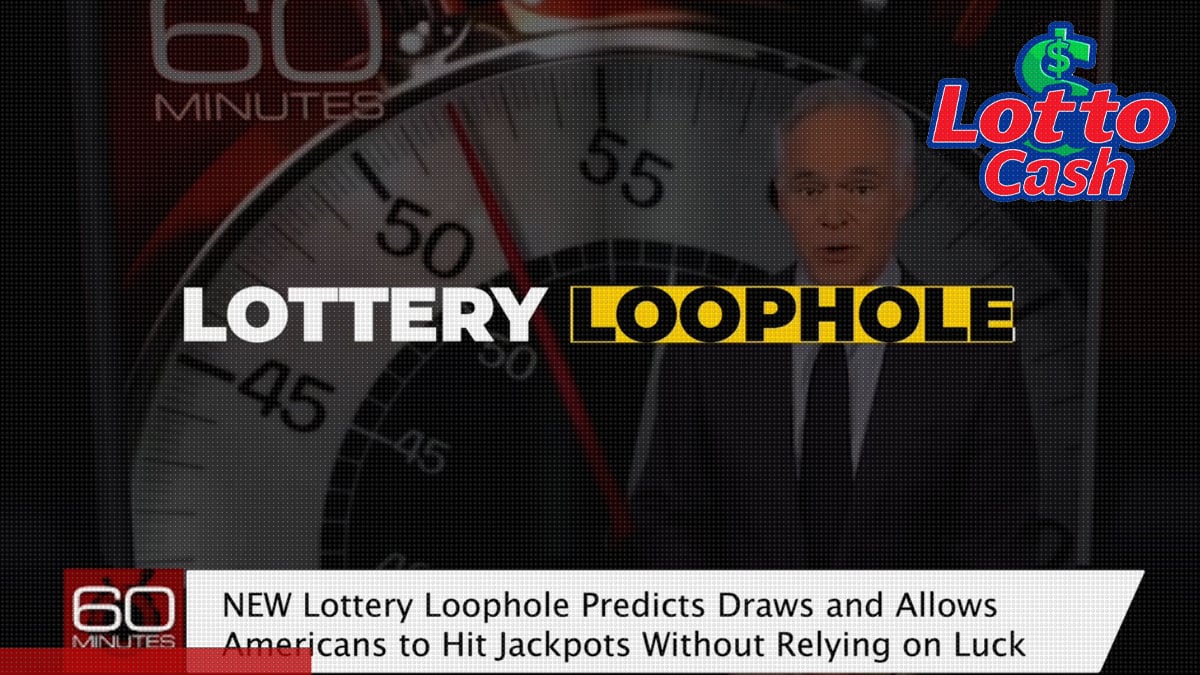 LottoCash promotion claiming an artificial intelligence lottery loophole