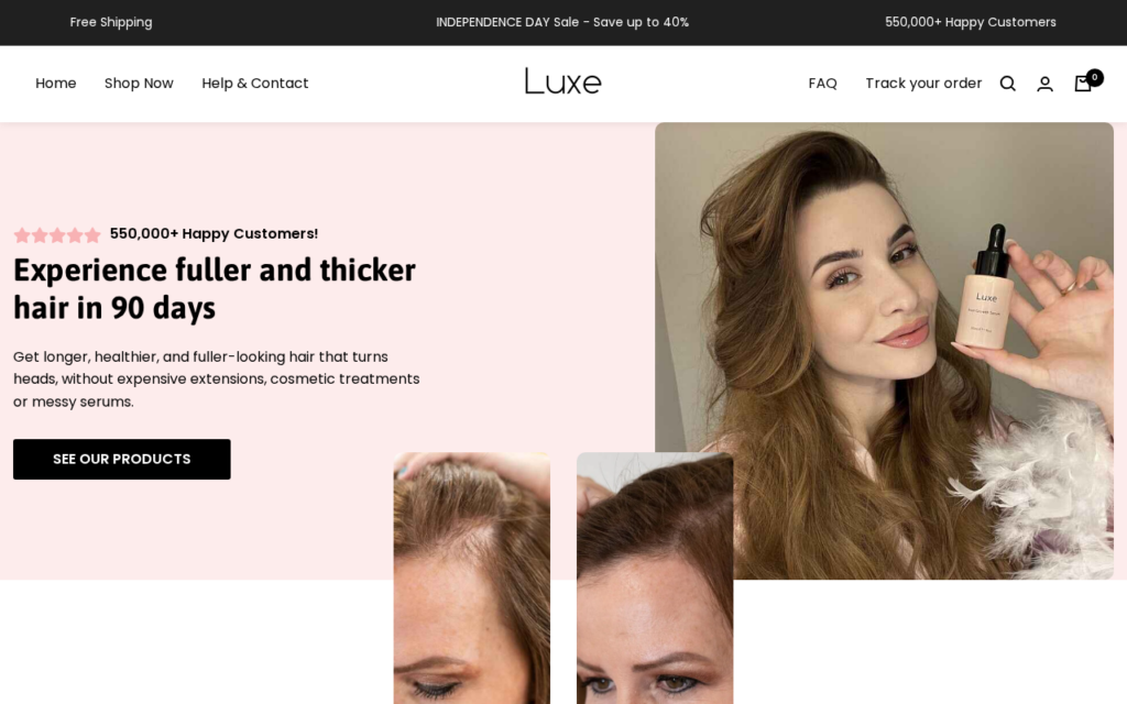 Luxe-cosmetics.us scam