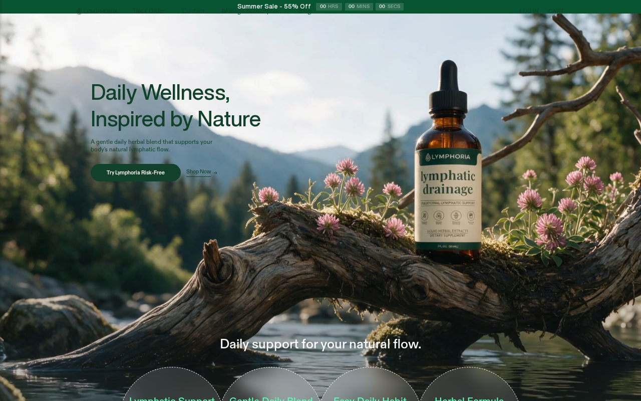 Lymphoria Lymphatic Drainage Drops EXPOSED: Subscription Trap Behind the Ads 3 Lymphoria lymphatic drainage drops product offer section