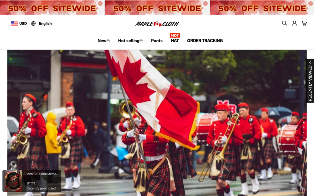 Maplecloth.ca EXPOSED - Real Store or Scam? Investigation 1 Maplecloth.ca scam